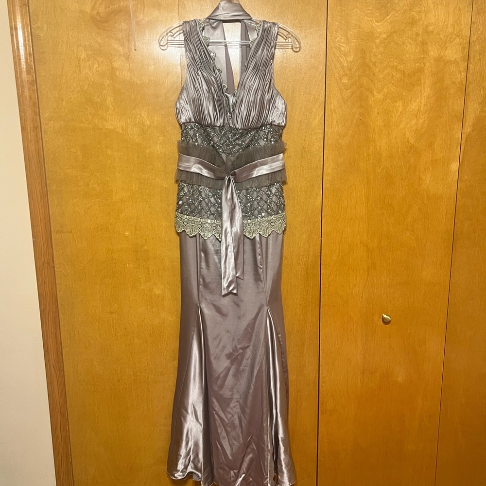 beautiful evening gown by montage by mon cheri